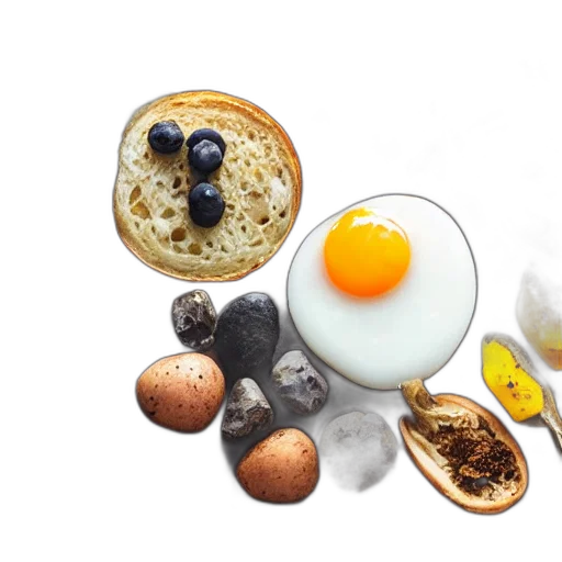food, photo, breakfast, made, rocks transparent PNG cut-out