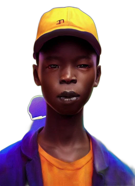 face, hat, staff, jacket, concept art, photorealistic, fantasy art, 3d render transparent PNG cut-out