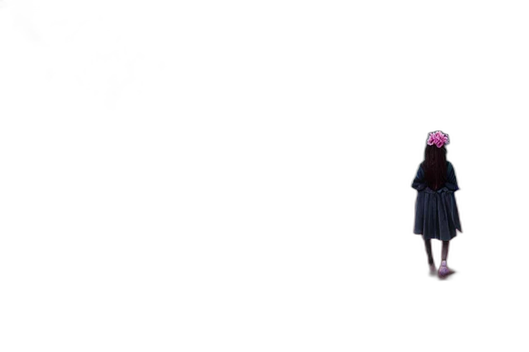 dress, jacket, umbrella, creature, concept art, 3d render, pixel art, anime transparent PNG cut-out