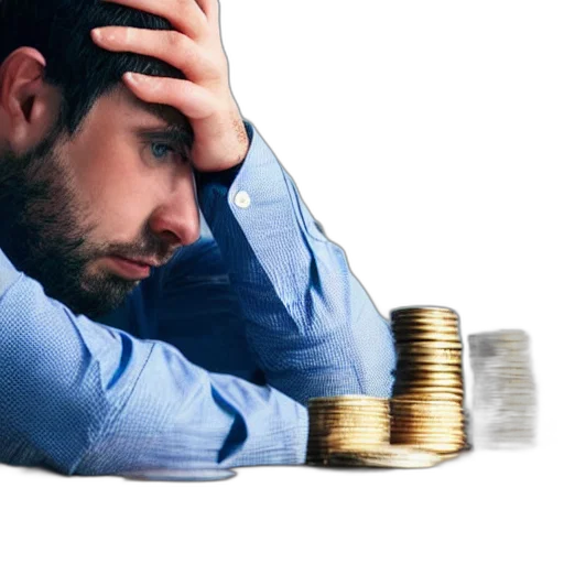 worried, man, looking, few transparent PNG cut-out