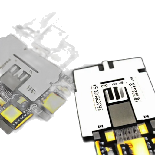 3d render, three, ram, microchips transparent PNG cut-out