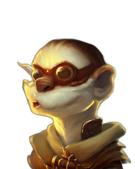 staff, mask, face, creature transparent PNG cut-out