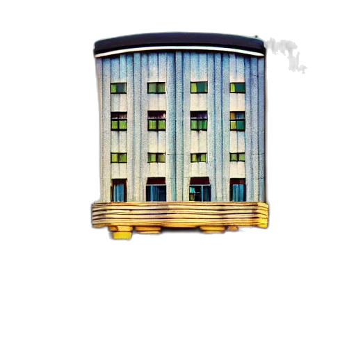 building, furniture, robot, crown, 3d render, photorealistic, concept art, pixel art transparent PNG cut-out