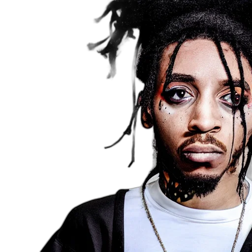 photorealistic, cartoon, cinematic, film, still, soundcloud, rapper transparent PNG cut-out