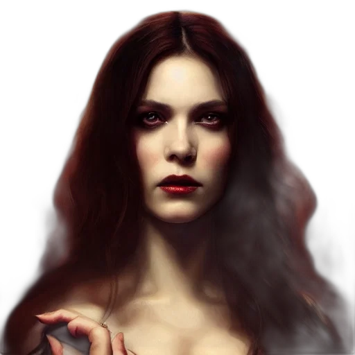 face, dress, fantasy art, photorealistic, concept art, pixel art, fire, red transparent PNG cut-out