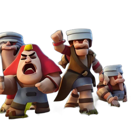 concept art, 3d render, fantasy art, clash transparent PNG cut-out