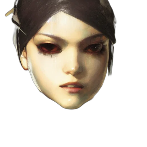 mask, face, crown, staff transparent PNG cut-out