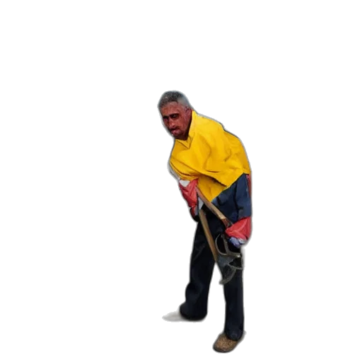 staff, jacket, weapon, umbrella transparent PNG cut-out