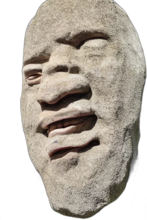 mask, face, creature, staff, 3d render, photorealistic, concept art, dwayne transparent PNG cut-out