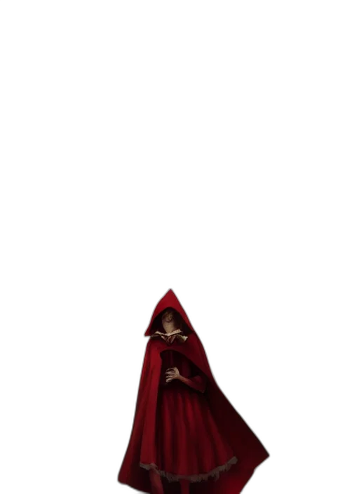 dress, staff, mask, creature, concept art, 3d render, pixel art, fantasy art transparent PNG cut-out