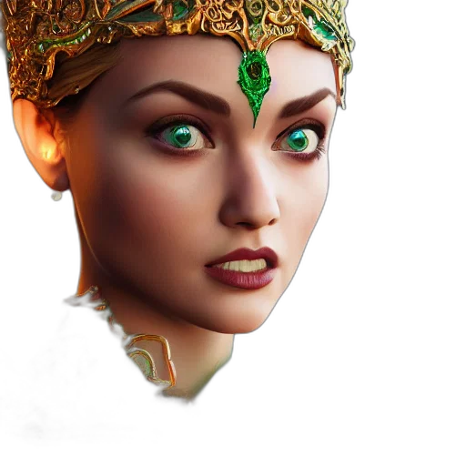 jewelry, crown, face, mask transparent PNG cut-out