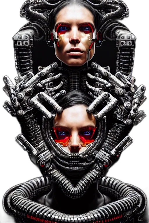 robot, mask, face, cyberpunk, concept art, comic book art, 3d render, outer space transparent PNG cut-out