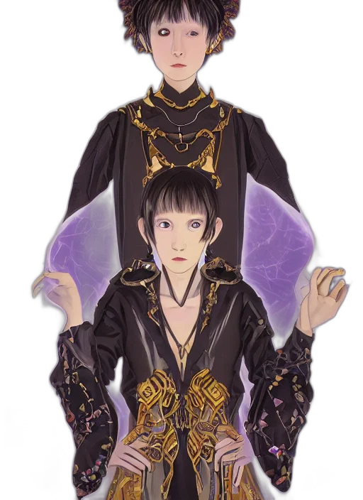 jacket, dress, staff, jewelry transparent PNG cut-out