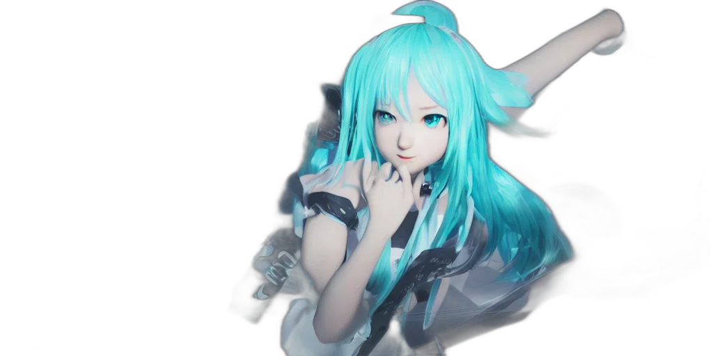 robot, weapon, staff, dragon, anime, fantasy art, concept art, 3d render transparent PNG cut-out