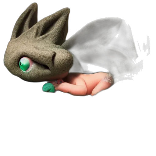 mask, dragon, creature, staff, 3d render, concept art, fantasy art, photorealistic transparent PNG cut-out