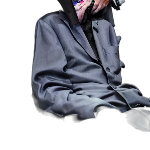 jacket, staff, umbrella, mask transparent PNG cut-out