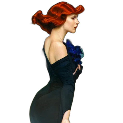 dress, hat, crown, hair transparent PNG cut-out
