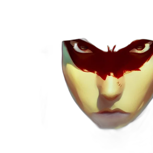 mask, face, dragon, crown transparent PNG cut-out