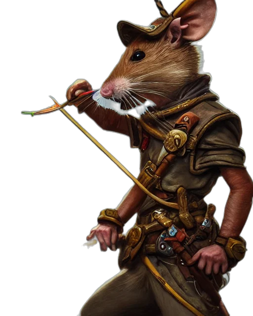 animal, staff, weapon, creature, concept art, fantasy art, photorealistic, 3d render transparent PNG cut-out