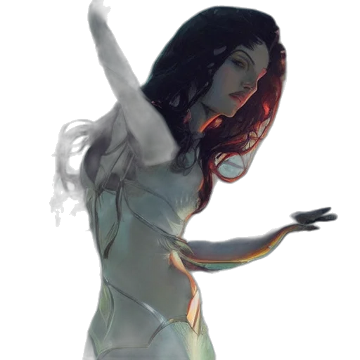 dress, concept art, fantasy art, watercolor transparent PNG cut-out