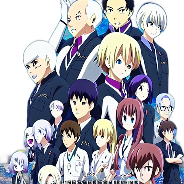 staff, anime, cartoon, outer space transparent PNG cut-out