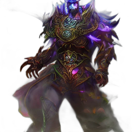 staff, mask, creature, dragon, concept art, fantasy art, 3d render, comic book art transparent PNG cut-out