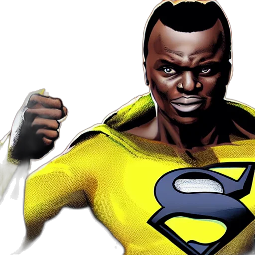 comic book art, concept art, cartoon, photorealistic transparent PNG cut-out