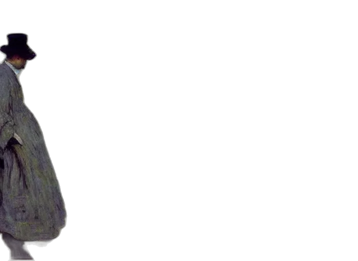 jacket, hat, staff, mask transparent PNG cut-out