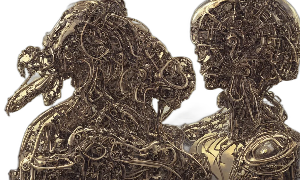 robot, concept art, comic book art, 3d render, cyberpunk, outer space, perfectly, centered transparent PNG cut-out