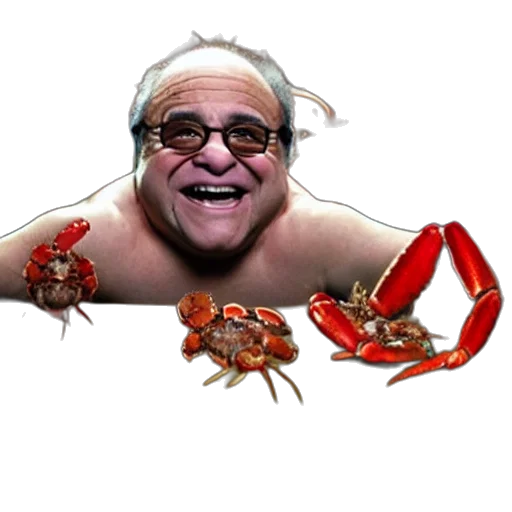 creature, animal, mask, crown, danny, devito, fighting, army transparent PNG cut-out