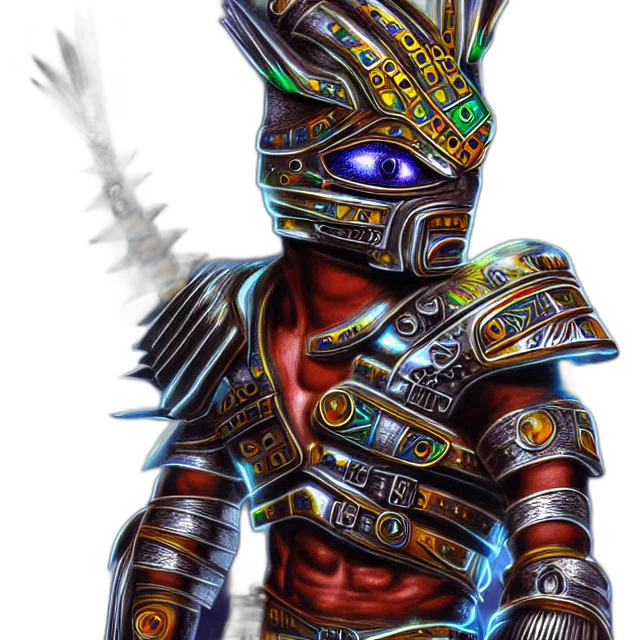 mask, staff, robot, sword, fantasy art, concept art, pixel art, comic book art transparent PNG cut-out