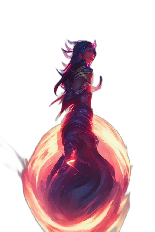 dragon, dress, staff, creature transparent PNG cut-out