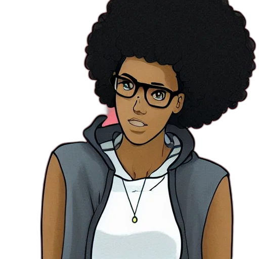 jacket, staff, jewelry, cartoon transparent PNG cut-out