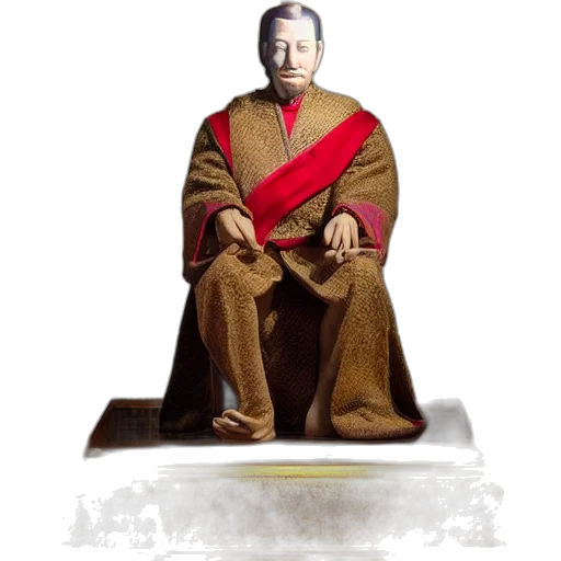 staff, crown, face, photorealistic transparent PNG cut-out