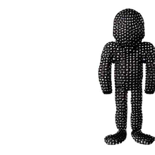 robot, staff, jacket, creature, pixel art, 3d render, cartoon, concept art transparent PNG cut-out