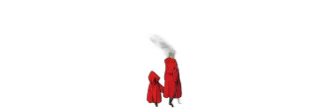 umbrella, jacket, dress, staff transparent PNG cut-out