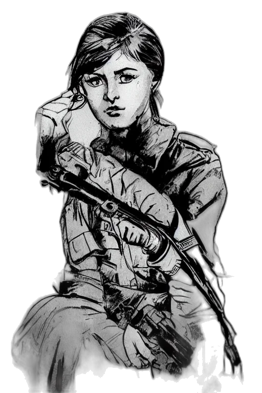 weapon, comic book art, pencil sketch, concept art transparent PNG cut-out