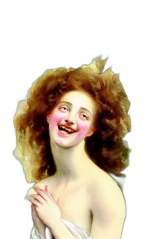 face, mask, hair, jewelry transparent PNG cut-out