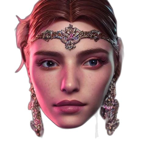 face, jewelry, crown, mask transparent PNG cut-out