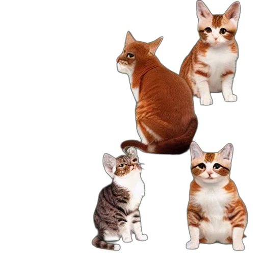 animal, 3d render, concept art, photorealistic transparent PNG cut-out