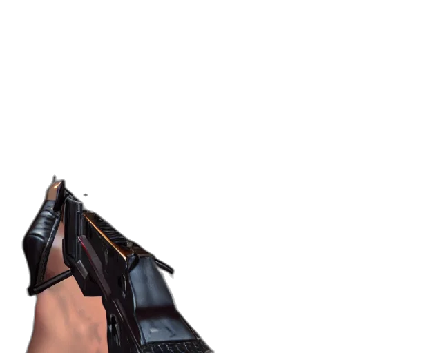weapon, jacket, face, staff, 3d render, cyberpunk, photorealistic, concept art transparent PNG cut-out