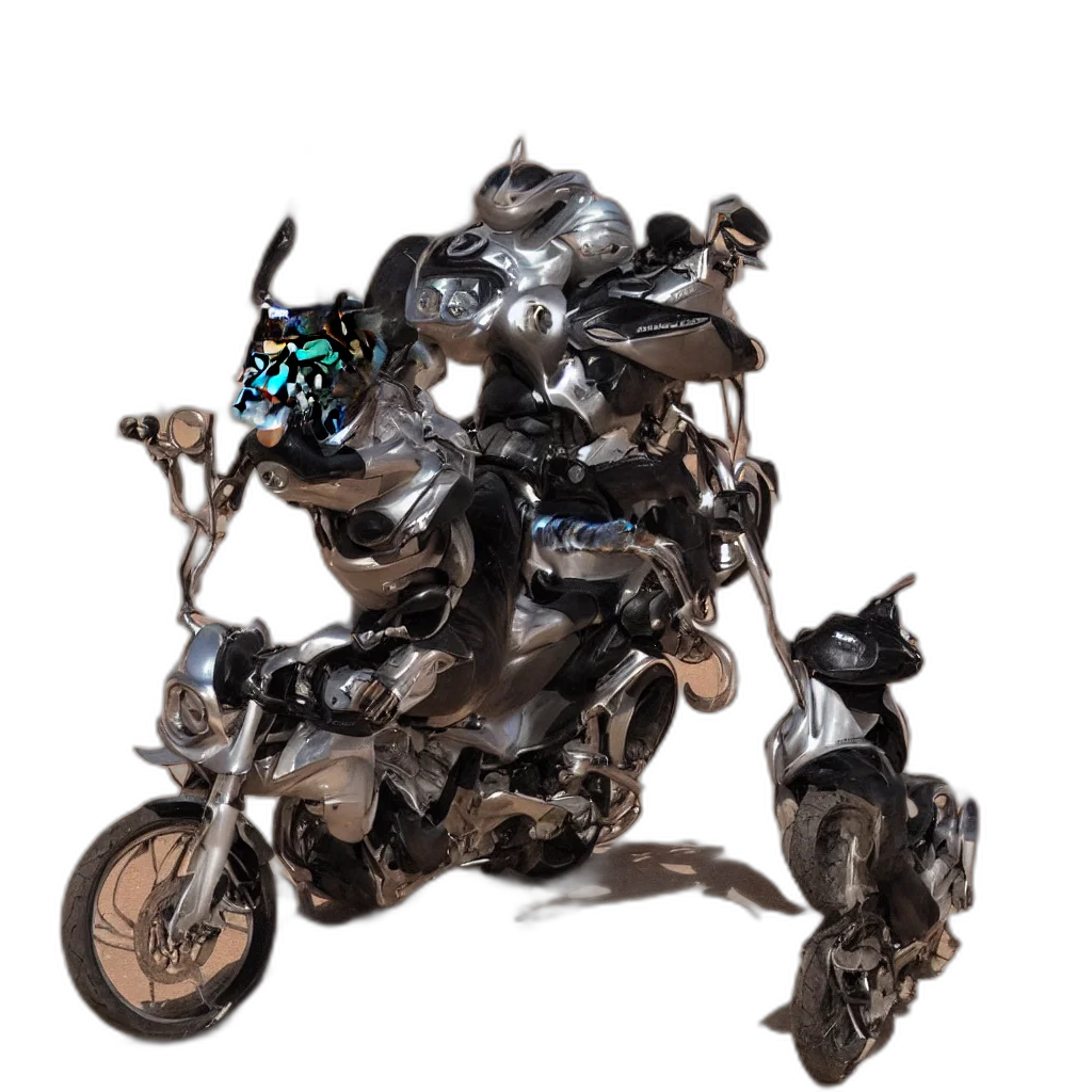 robot, weapon, animal, creature, concept art, fantasy art, 3d render, pixel art transparent PNG cut-out
