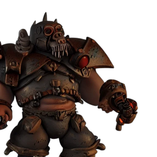 robot, creature, concept art, 3d render transparent PNG cut-out