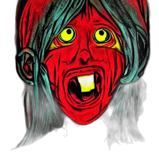 mask, face, creature, staff transparent PNG cut-out