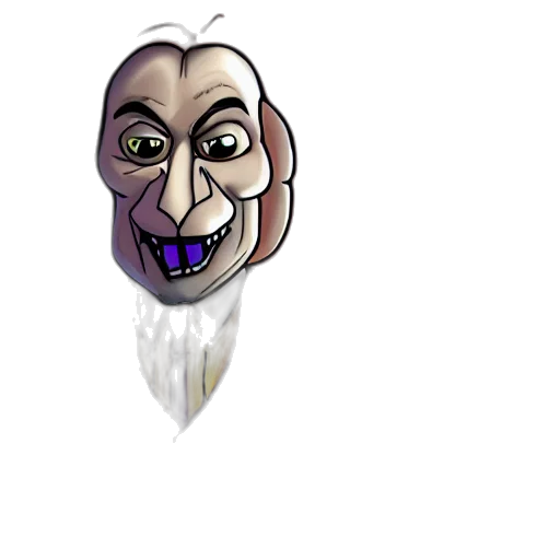 mask, face, staff, creature, concept art, 3d render, pixel art, fantasy art transparent PNG cut-out