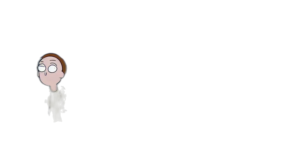 staff, face, monochrome, pastel, morty, rick transparent PNG cut-out