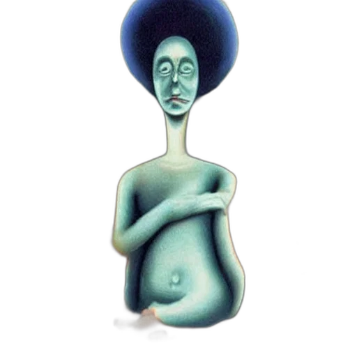 staff, hair, creature, hat transparent PNG cut-out