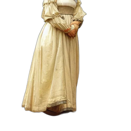 dress, staff, jacket, 3d render transparent PNG cut-out