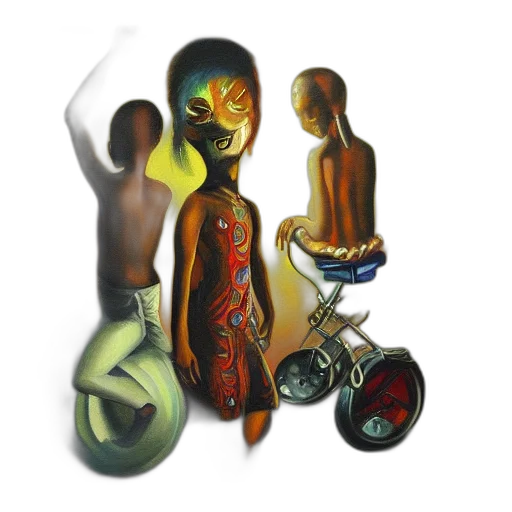 mask, jewelry, dress, concept art transparent PNG cut-out