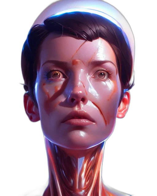 robot, face, mask, creature transparent PNG cut-out